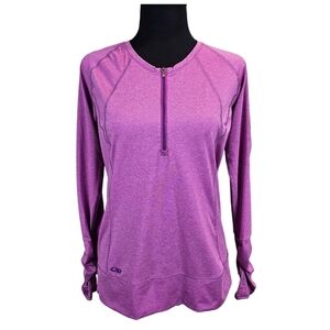 Outdoor Research Half Zip Pullover Jacket Small Activewear Performance Workout
